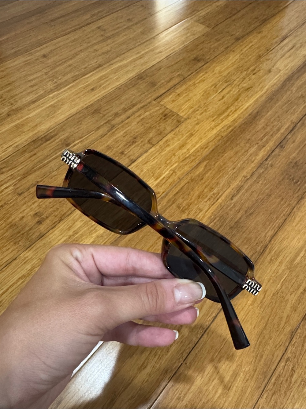 Tortoise sunglasses Miu Miu